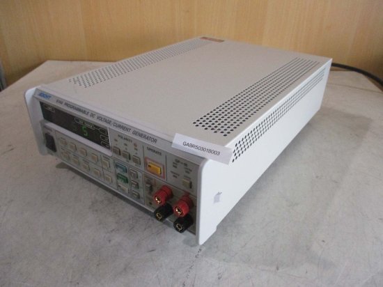 中古 ADCMT 6144 PROGRAMMABLE DC VOLTAGE/CURRENT GENERATOR プログラマブル電圧/電流発生器  通電OK - growdesystem