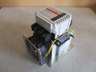  FUJI SOLID STATE CONTACTOR SS1202-3Z-D3/HEAT SINK SX1-C12-A4