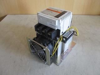  FUJI SOLID STATE CONTACTOR SS1202-3Z-D3/HEAT SINK SX1-C12-A4