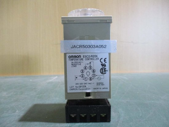 中古 OMRON TEMPERATURE CONTROLLER E5C2-R20K 電子温度調節器 - growdesystem