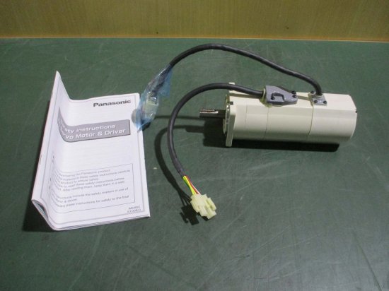 新古 PANASONIC AC SERVO MOTOR MSMZ021Q2F サーボモータ 0.2kW - growdesystem