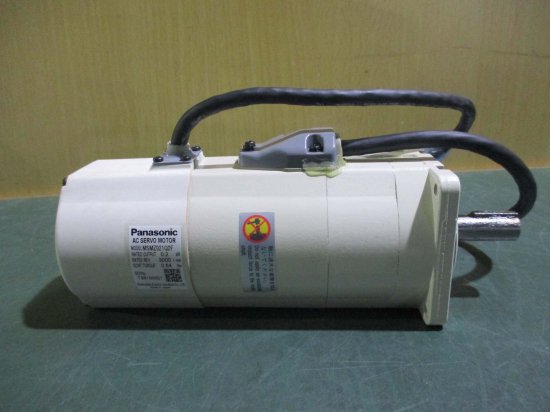 新古 PANASONIC AC SERVO MOTOR MSMZ021Q2F サーボモータ 0.2kW - growdesystem