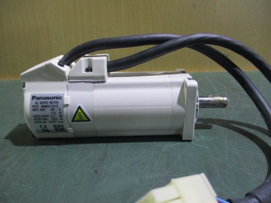 新古 PANASONIC AC SERVO MOTOR MSMA012A1E サーボモータ AC84V 1.0A 0.1kW -  growdesystem