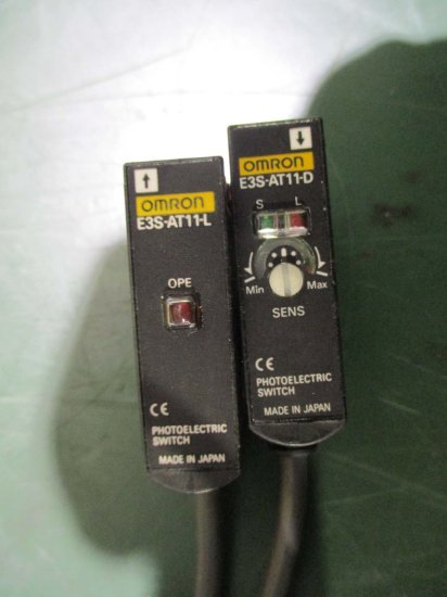 中古 OMRON E3S-AT11 Photoelectric Switch (E3S-AT11-L & E3S-AT11-D) E3SAT11 -  growdesystem