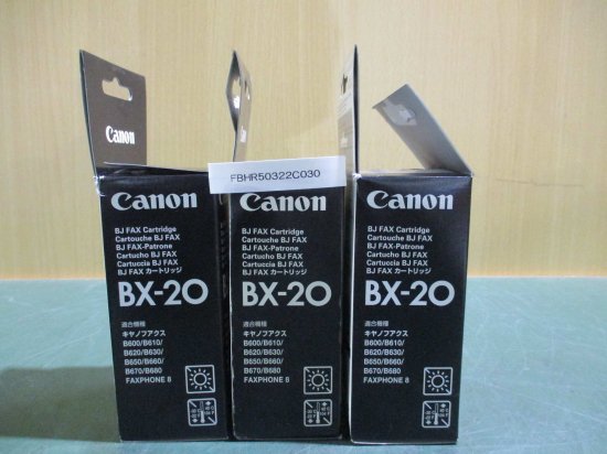 中古 CANON BX-20 カートリッジ 3セット - growdesystem