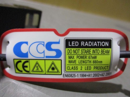 中古 CCS 画像処理照明 ボックス LFV2-CP-13RD 画像処理用LED照明 / 同軸落射照明 - growdesystem