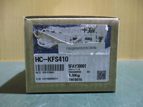 新古 MITSUBISHI AC servo motor HC-KFS410 サーボモータ 3AC 104V 2.8A 400W -  growdesystem