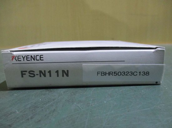 新古 KEYENCE 汎用タイプデジタルレーザセンサ FS-N11N - growdesystem