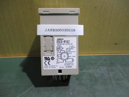 中古OMRON電子温度調節器 E5CS-R1KJ - growdesystem