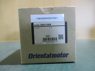  ORIENTAL MOTOR GEAR HEAD 5GU15KB 