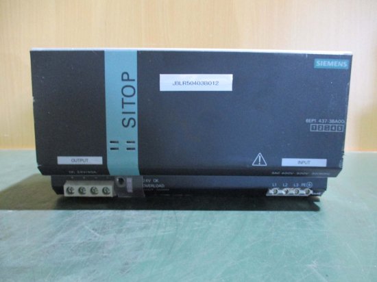 中古 SIEMENS SITOP MODULAR 40A 3PH 6EP1437-3BA00 - growdesystem