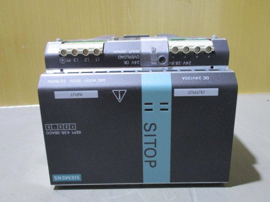 新古 SIEMENS SITOP MODULAR POWER SUPPLY 6EP1436-3BA00 電源 3AC 400-500V -  growdesystem