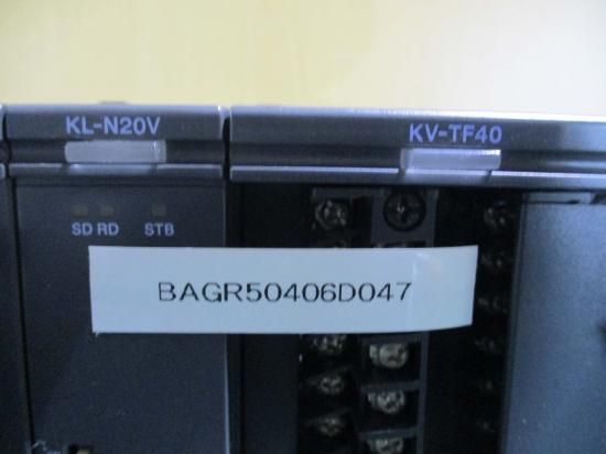 経典 中古 KEYENCE KV-300/KL-N20V/KV-TF40/KV-C32XTD(BAGR50406D047