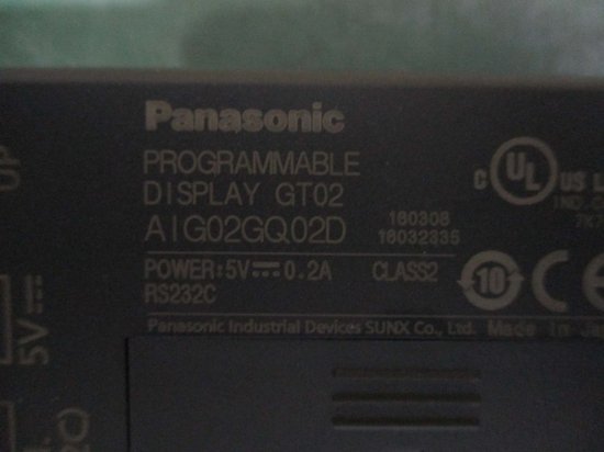 新古 Panasonic AIG02GQ02D Programmble Display - growdesystem