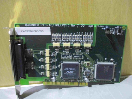 中古 CONTEC 絶縁型デジタル入出力ボード PIO-16/16L(PCI) - growdesystem