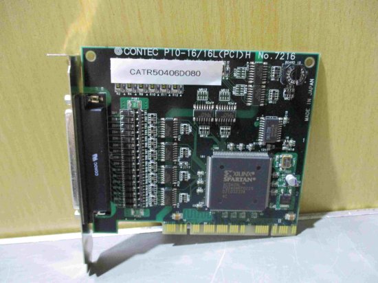 中古 CONTEC 絶縁型デジタル入出力ボード PIO-16/16L(PCI)H - growdesystem