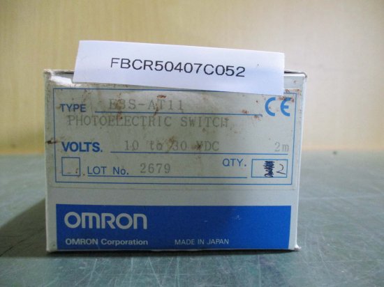 新古 OMRON E3S-AT11 2M アンプ内蔵光電センサー - growdesystem