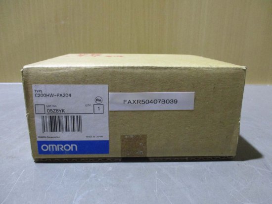 新古 OMRON C200HW-PA204R プログラマブルコントローラ 電源ユニット