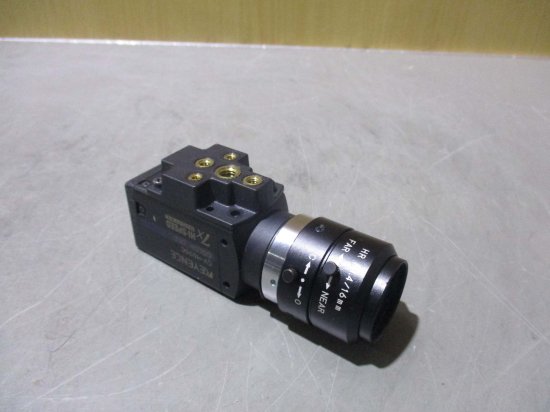 中古 KEYENCE CV-H035C COLOR CCD 7X HI-SPEED HR F1.4/16MM - growdesystem