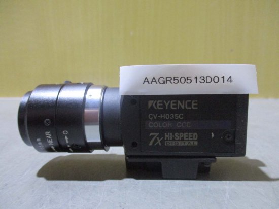 中古 KEYENCE CV-H035C COLOR CCD 7X HI-SPEED HR F1.4/16MM - growdesystem