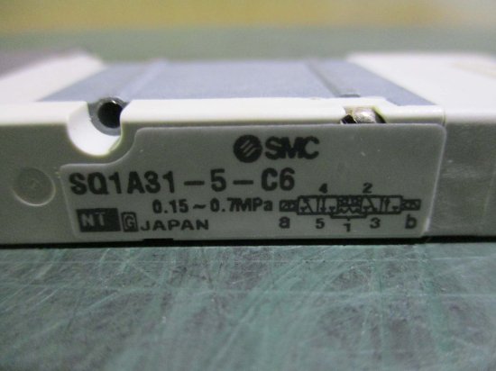 新古 SMC SQ1A31-5-C6 5ポートソレノイドバルブ 3個セット - growdesystem