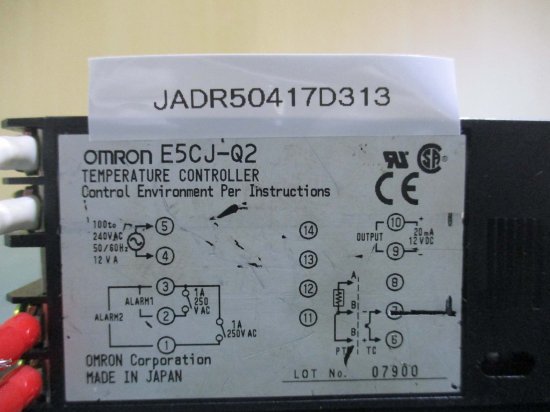 中古 OMRON TEMPERATURE CONTROLLER E5CJ-Q2 温度調節器 - growdesystem