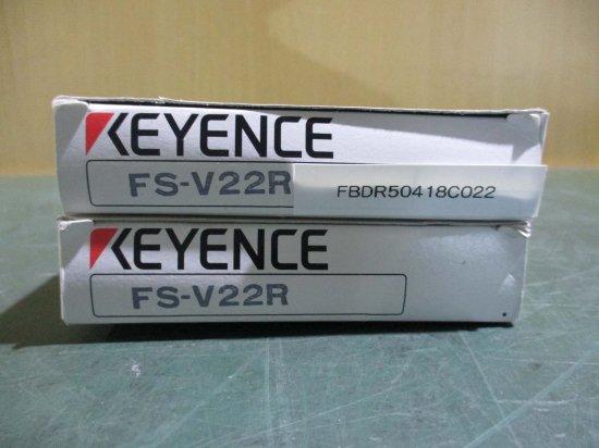 新古 KEYENCE FS-V22R ファイバーセンサーアンプ 2個 - growdesystem