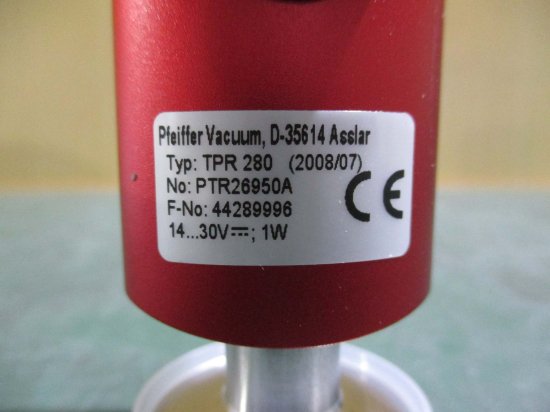 新古 PFEIFFER VACUUM, D-35614 Asslar TPR 280 PTR26950A - growdesystem