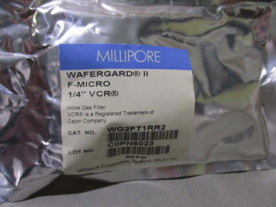 新古 MILLIPORE WAFERGARD F-MICRO WG2FT1RR2 インライン ガスフィルター 2個 - growdesystem