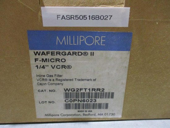 新古 MILLIPORE WAFERGARD F-MICRO WG2FT1RR2 インライン ガスフィルター 2個 - growdesystem