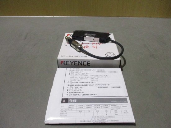 新古 KEYENCE FS-N41N ファイバーセンサーアンプ - growdesystem