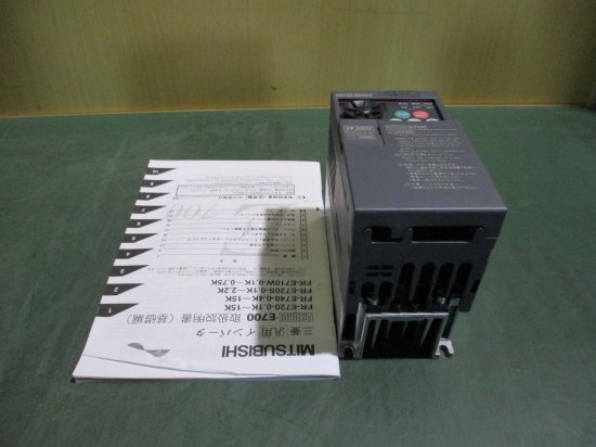 新古 MITSUBISHI INVERTER FR-E720-0.4K インバーター - growdesystem