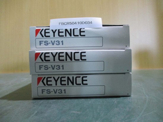 新古 KEYENCE FS-V31 ファイバーセンサーアンプ 3個 - growdesystem