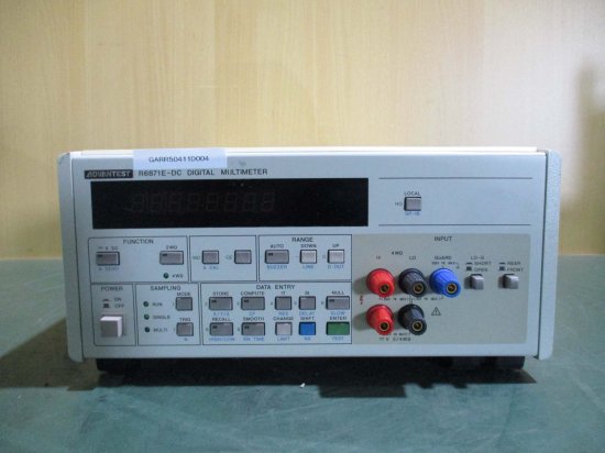 中古 ADVANTEST ADC (アドバンテスト) R6871E-DC DIGITAL MULTIMETER 通電OK - growdesystem