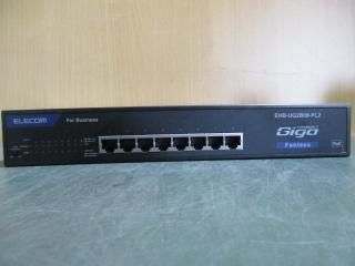  ELECOM EHB-UG2B08-PL2 1000BASE-TбPoEå󥰥ϥ 