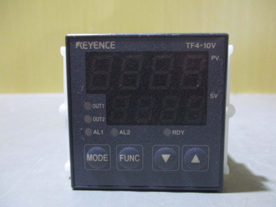 中古 Keyence TF4-10V Multi input function Heating and cooling Temperature  control - growdesystem