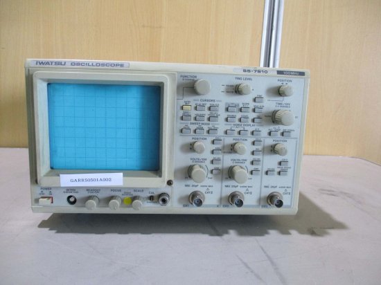 中古 IWATSU OSCILLOSCOPE SS-7810 オシロスコープ 100MHz 通電OK