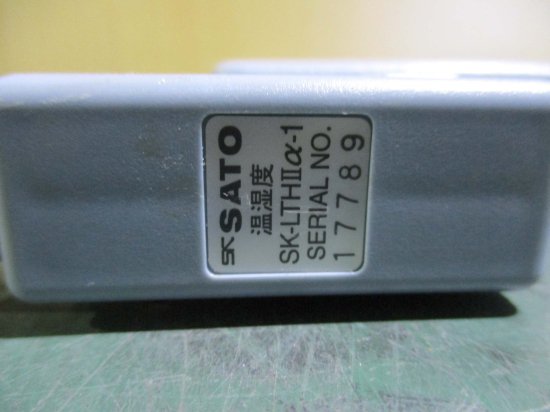 中古 SATO SK-L200THⅡα＋SK-LTHⅡα-1センサ データロガー記憶計（温
