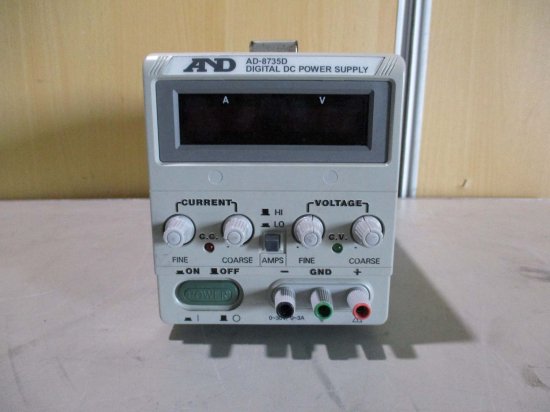 中古 AND 直流安定化電源 AD-8735D 30V 3A - growdesystem