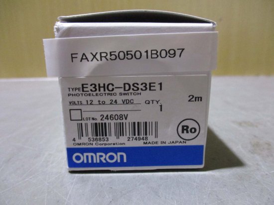 新古 OMRON PHOTOELECTRIC SWITCH E3HC-DS3E1 光電センサースイッチ - growdesystem