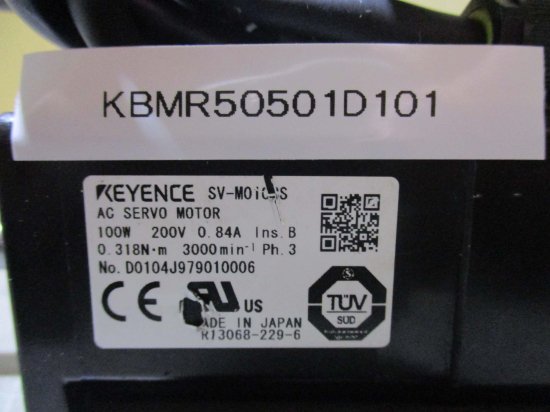 ☆未使用に近い☆ KEYENCE SV-M040CS (400W) ACサーボモータ