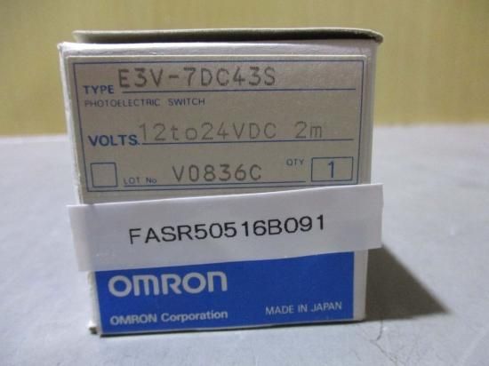 新古 OMRON オムロン E3V-7DC43S 2m 光電スイッチ - growdesystem