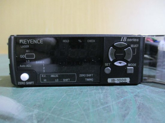 中古 KEYENCE LASTER SENSOR IB-1000 透過型レーザ判別センサ - growdesystem