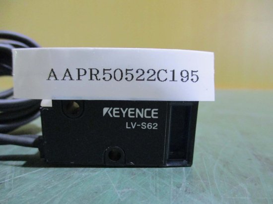 中古 KEYENCE LV-S62 小型デジタルレーザセンサ ヘッド - growdesystem