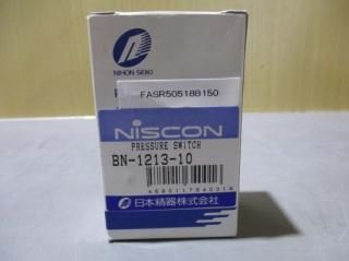  NISCON BN-1213-10 PRESSURE SWITCH 