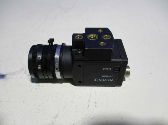 中古 KEYENCE CV-020 CCD CAMERA カメラ 16MM 1:1.6 - growdesystem