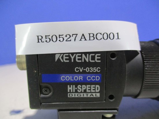 中古 Keyence CV-035C Color CCD Camera/TV LENS F2.8/50MM - growdesystem