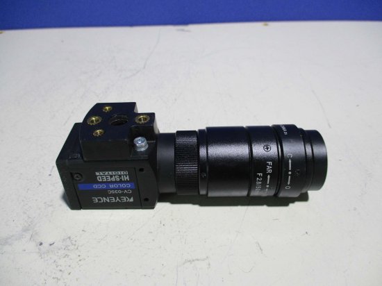 中古 Keyence CV-035C Color CCD Camera/TV LENS F2.8/50MM - growdesystem