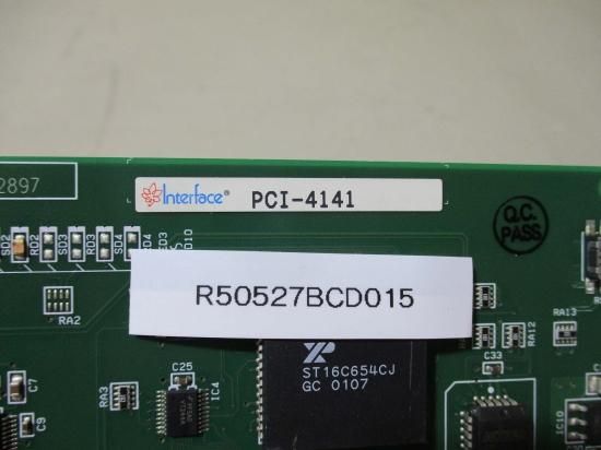 専用　シリアルコード　20枚 中古 Interface PCI-4141 PCIシリアル通信ボード - growdesystem