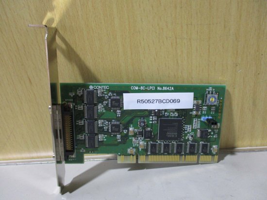 中古 CONTEC COM-8C-LPCI PCI 対応　RS-232Cシリアル通信ボード - growdesystem